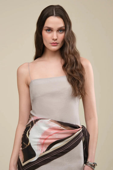 AMUR Ashtin Printed Wrap Mini Dress in Gaudi's Garden