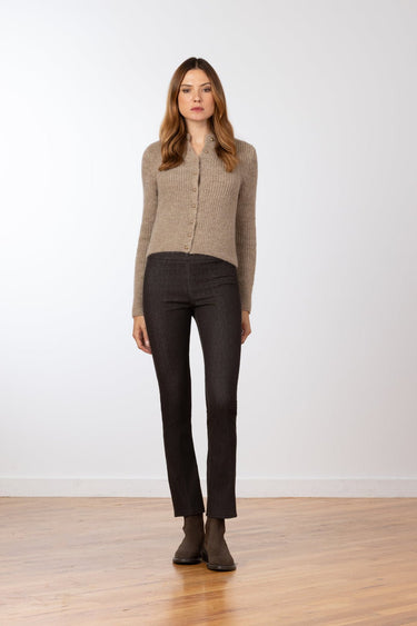 Avenue Montaigne Jet Set in Brown Denim