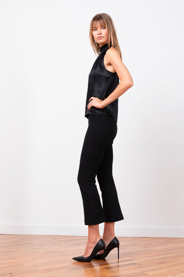 Avenue Montaigne Leo Boucle Pant in Black