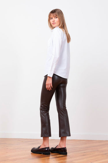 Avenue Montaigne Leo Pleather in Brown