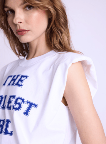 Berenice Elio The Coolest Girl T Shirt in White - Estilo Boutique