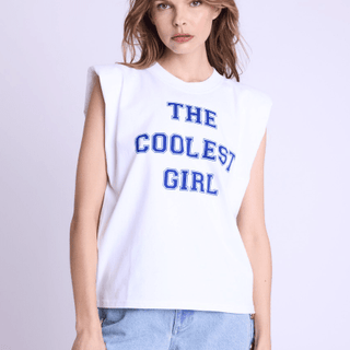 Berenice Elio The Coolest Girl T Shirt in White - Estilo Boutique