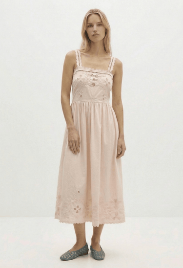 Berenice Rosaline Dress in Light Pink