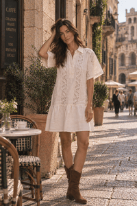 Bindu Athena Dress in Ivory