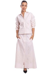 Bindu Kassandra Skirt in Light Ivory