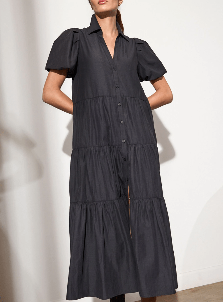Brochu Walker Havana Dress in Washed Black - Estilo Boutique