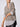 Brochu Walker The Looker Layered V-Neck in Otter Melange with Flint Stripe