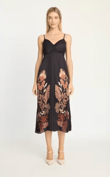 Caballero Donna Dress in Crouching Cheetah Black