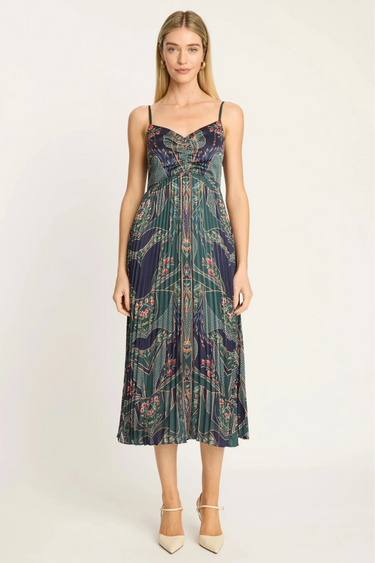 Caballero Donna Dress in Patchwork Flower