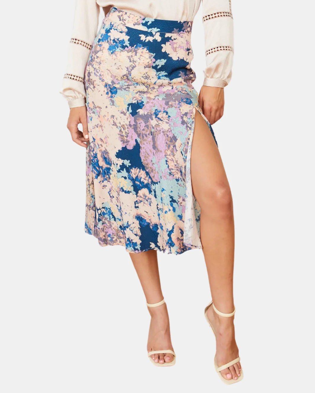 Caballero Nova Skirt in Lilac Fields - Estilo Boutique