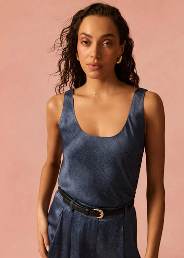 Cami NYC Andressa Camisole in Raw Denim - Estilo Boutique