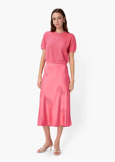 Cami NYC Florina Midi Skirt in Hibiscus