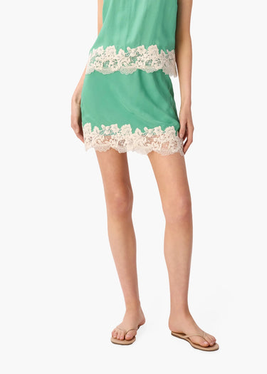 Cami NYC Inez Smilk Mini Skirt in Meadow