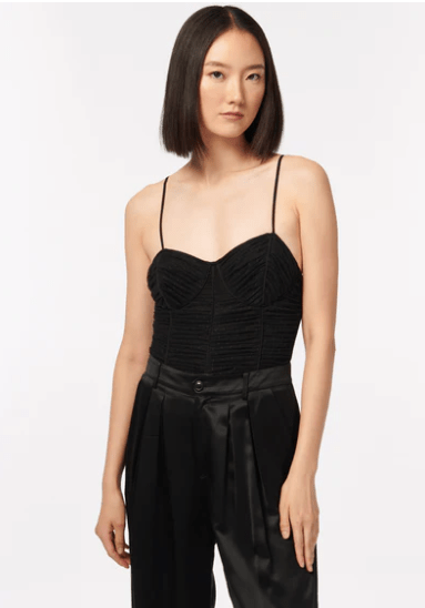 Cami NYC Nicole Bodysuit in Black - Estilo Boutique