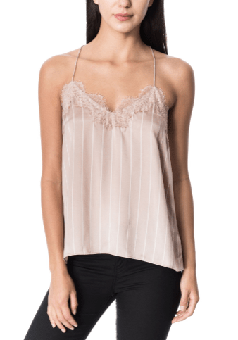 Cami NYC Racer Cami in Oyster Stripe - Estilo Boutique