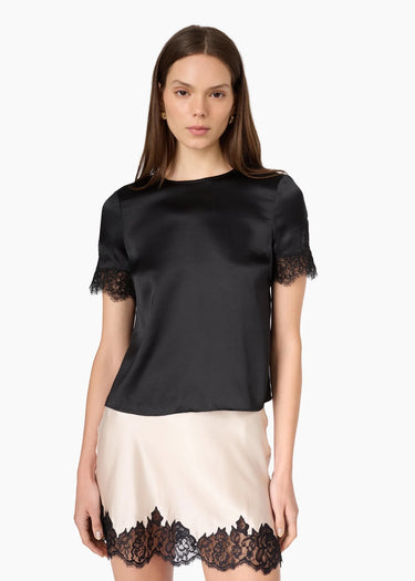 Cami NYC Rogers Silk Mini Skirt in Oat