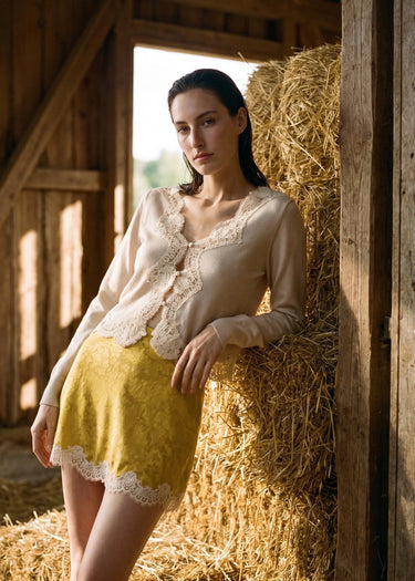 Cami NYC Sanders Cardigan in Oat