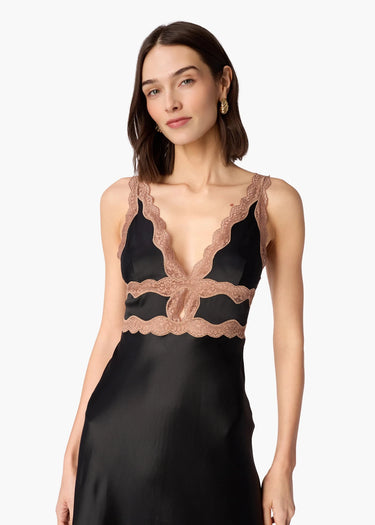 Cami NYC Wendice Silk Gown in Black