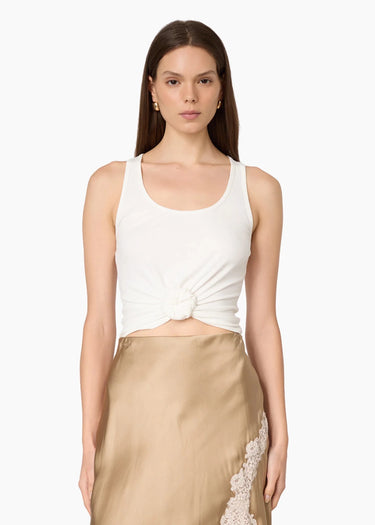 Cami NYC Yasmeen Rib Knit Top in White