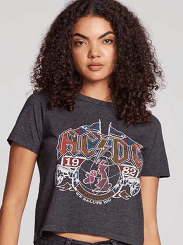 Chaser ACDC Tour T-Shirt in Black - Estilo Boutique