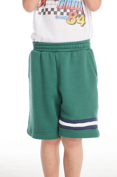 Chaser Cozy Beach Boys Broccolini Shorts in Broccolini - Estilo Boutique
