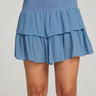 Chaser Kids Cruz Mini Skirt in Vintage Blue - Estilo Boutique
