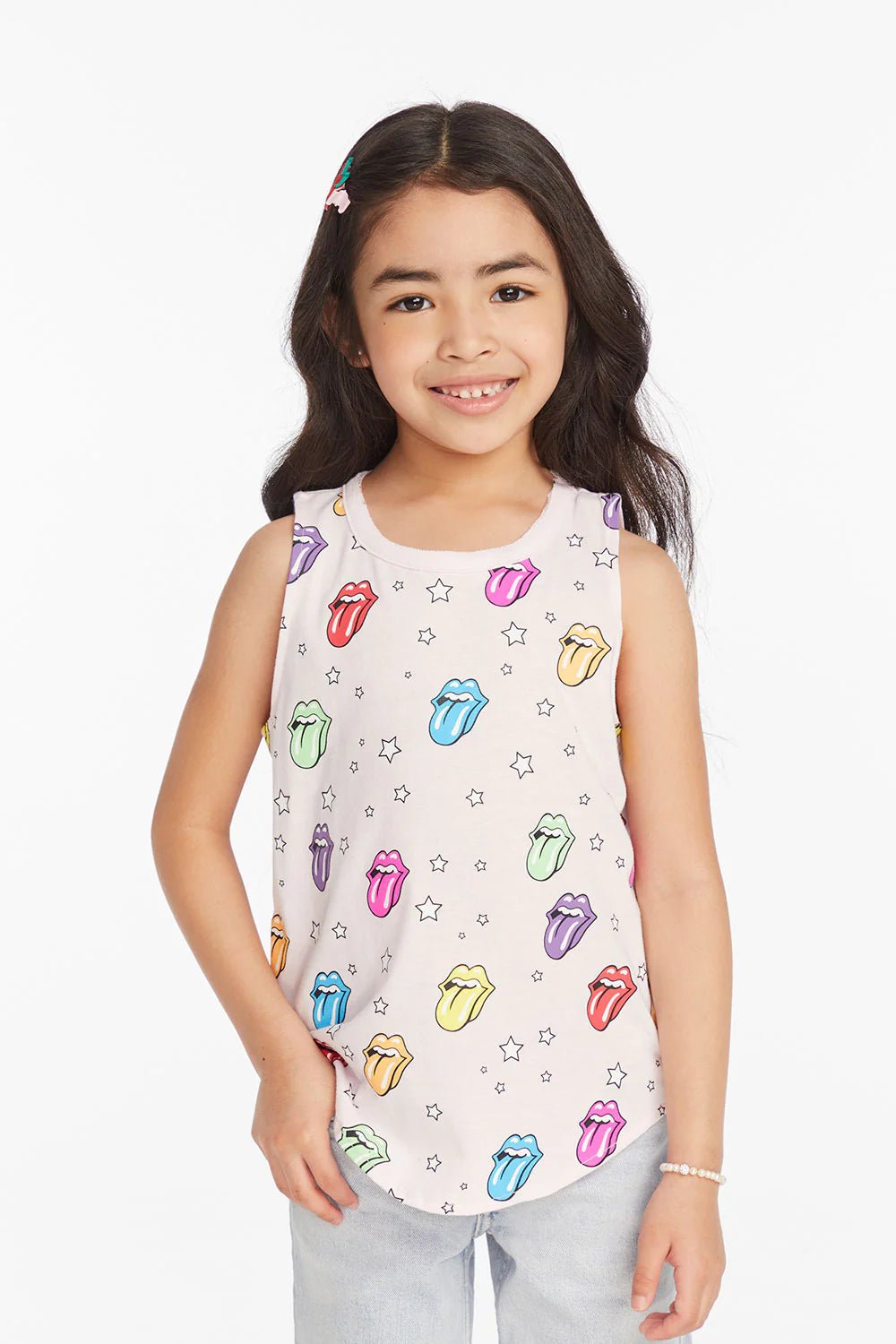 Chaser Kids Rolling Stones Tongue Logo in Pinky - Estilo Boutique