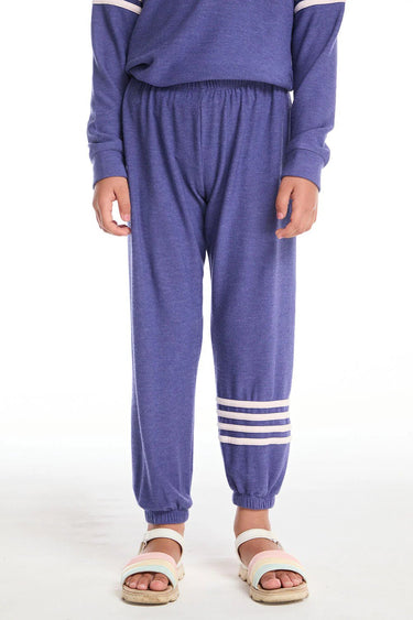 Chaser Slim Slouchy Girls Pant in Frost Blue - Estilo Boutique