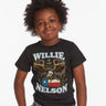 Chaser Willie Nelson Born For Trouble Tee in Black - Estilo Boutique