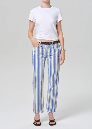 Citizen of Humanity Anissa Straight Leg In Mar Stripe