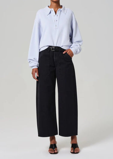 Citizen Of Humanity Ayla Cargo in Washed Black - Estilo Boutique