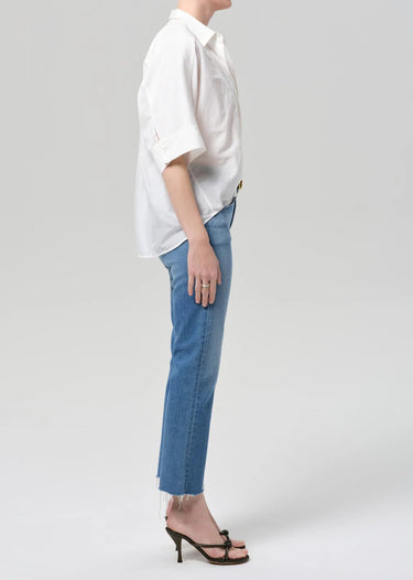 Citizen of Humanity Goldie Ankle Kick Flare In Calla