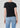 Citizen of Humanity Hara V Neck Tee in Washed Black