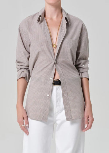 Citizen of Humanity Kayla Shirt in Cardiff Plaid