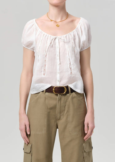 Citizen of Humanity Tatev Top in White