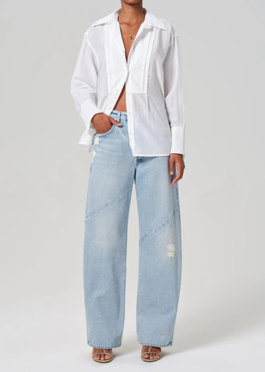 Citizens of Humanity Ayla Swirl Baggy Cuffed Jeans in Hallstatt - Estilo Boutique