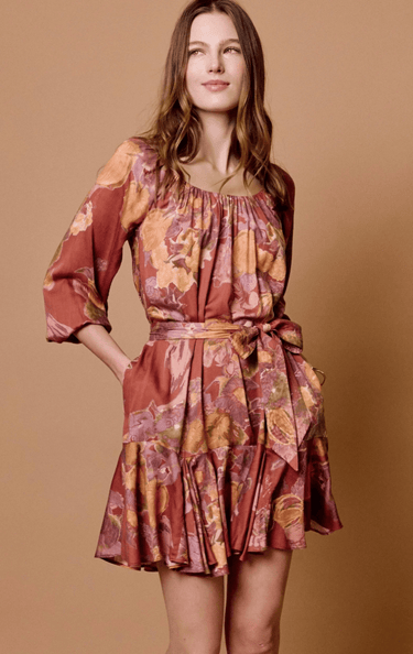 Cleobella Avery Mini Dress in Sylvaine