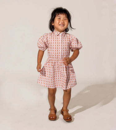 Cleobella Littles Marigold Dress in Bellini Plaid - Estilo Boutique