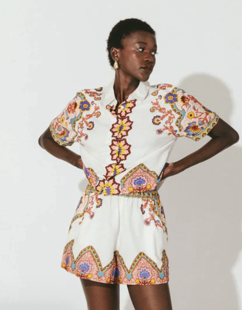 Cleobella Malcolm Short in Lagos Print - Estilo Boutique