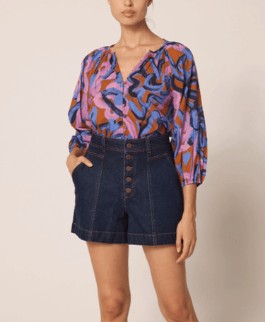 Cleobella Ramona Blouse in Fresco Print - Estilo Boutique