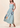 Cleobella Riley Ankle Dress in Moresco Blue Surf