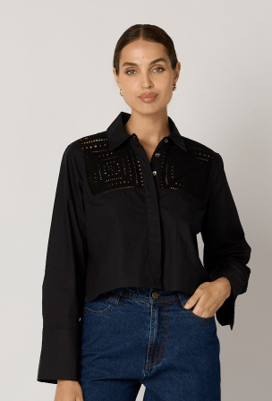 Cleobella Sierra Blouse in Black - Estilo Boutique