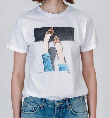 Cpress 5th Avenue Mushie Tee in Worn White