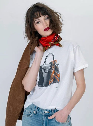 Cpress Carry Me Mushie Tee in Worn White Highlight