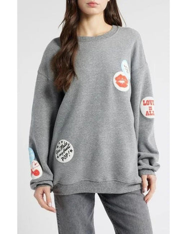 Daydreamer Love Patches BF Crew - Estilo Boutique