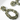 Deepa Dinorah Earrings in Gunmetal