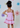 Design History for Girls Tie-Shoulder Smocked Dress in Fuchsia Combo
