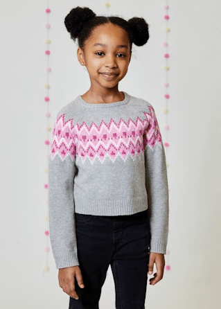Designer sweater for girls clearance