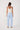 Dress To Blue Balneario Stripes Twill Barrel Pants in Blue