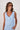 Dress To Blue Stripes Buttoned Sleeveless Twill Vest in Blue
